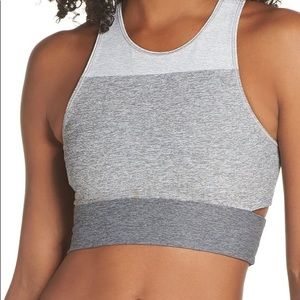 Outdoor Voices Gray Tritone Slashback Crop